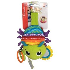 Развивающая игрушка Infantino Гусеничка, зеленый/голубой