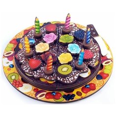 Пирамидка-сортер Нескучные игры Торт