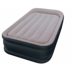 Надувная кровать Intex Deluxe Pillow Rest Raised Bed (64132) серый/синий