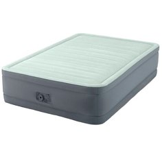 Надувная кровать Intex PremAire Elevated Airbed (64904) светло-темно-серый