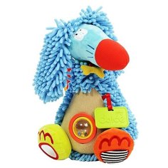 Развивающая игрушка Dolce Дикая Собачка, бежево-голубой