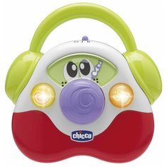 Интерактивная развивающая игрушка Chicco Детское радио, белый/зеленый/красный