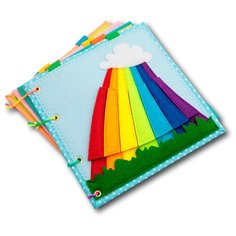 Развивающая игрушка Santa Lucia Книжка-игрушка Учимся играя №1