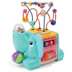Развивающая игрушка Mapacha Слоненок 76786 голубой/розовый/желтый/зеленый