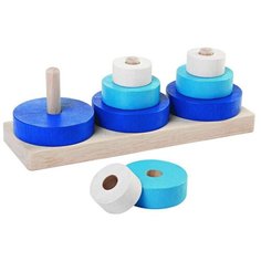 Пирамидка-сортер PlanToys Трио 5368
