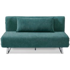 Диван iModern Rosy размер: 150х89 см, спальное место: 195х150 см, обивка: ткань, темно-бирюзовый/хром