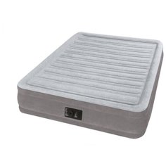 Надувная кровать Intex Comfort-Plush (67768) светло-темно-серый