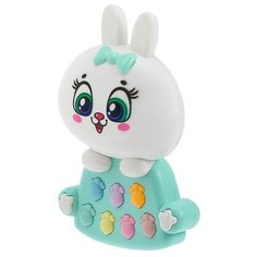 Развивающая игрушка Zabiaka Зайчонок (4353144), белый/зеленый