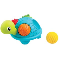 Развивающая игрушка B kids Sensory Черепашка, голубой/зеленый