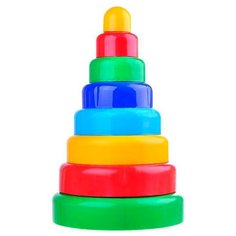 Пирамидка Новокузнецкий завод пластмасс 8 деталей