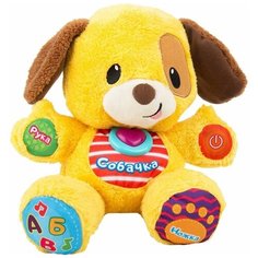Интерактивная развивающая игрушка Winfun Щенок (O669), желтый