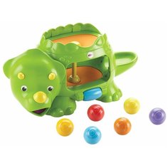 Интерактивная развивающая игрушка Fisher-Price Динозавр с шариками, зеленый
