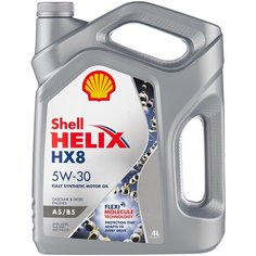 Синтетическое моторное масло SHELL Helix HX8 A5/B5 5W-30, 4 л