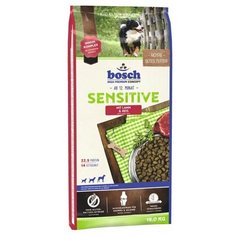 Сухой корм для собак Bosch Sensitive, при чувствительном пищеварении, ягненок 15 кг