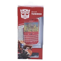 Интерактивная развивающая игрушка Hasbro Телефон сотовый Transformers GT8669, красный/желтый