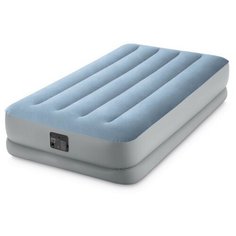 Надувная кровать INTEX 64166 RAISED COMFORT, (встроенный насос 220В), 99х191х36см