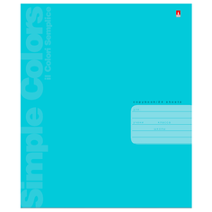 Тетради 24 листа серия "Простые цвета"в линейку. Набор10 шт.Цена за 10 шт. обложка в ассортименте Альт