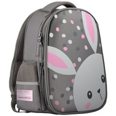 Рюкзак- облегченная капсула СЕРЫЙ с эргономичной спинкой "УШАСТИК" Bruno Visconti