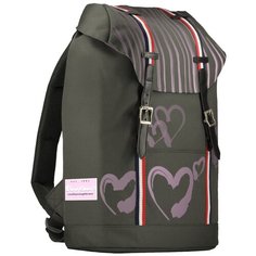 Рюкзак BrunoVisconti® городской темно-серый «НЕЖНЫЕ СЕРДЦА» Арт. 12-011-005/06