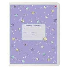 Тетради 12 листов в клетку "MY SWEET" 5 ВИДОВ. Набор 10 штук. обложка в ассортименте Альт