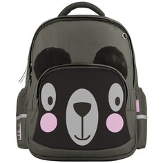 Рюкзак темно-серый с эргономичной спинкой "ПАНДА МОЯ!" Bruno Visconti