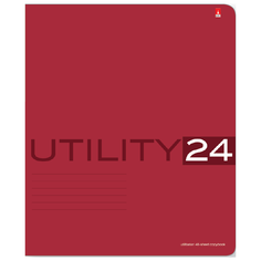 Тетради 24 листа серия "Utility" в линейку. Набор 10 шт.Цена за 10 шт. обложка в ассортименте Альт