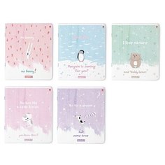 Тетради 48 листов "ЗЕФИРНЫЕ МЕЧТЫ". Набор 5 шт. Цена за 5 штук. Альт