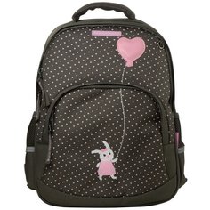 Рюкзак темно-серый с эргономичной спинкой "РОМАНТИЧНЫЙ ЗАЙКА" Bruno Visconti