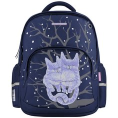 Рюкзак BrunoVisconti® классический синий с эргономичной спинкой «НЕЖНЫЕ КОТИКИ» Арт. 12-002-176/02