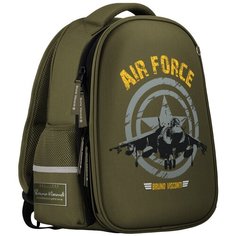 Рюкзак-капсула темно-зеленый с эргономичной спинкой "МИЛИТАРИ AIR FORCE" Bruno Visconti