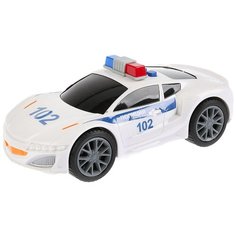 Легковой автомобиль ТЕХНОПАРК Спорткар Полиция (C401-R), 19 см, белый