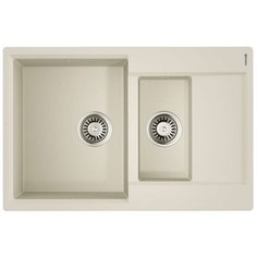 Врезная кухонная мойка 78 см OMOIKIRI Daisen 78-2 пастила