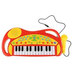 Умка пианино B1454100-R красный/желтый