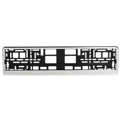 Рамка для номера Airline Хром (AFC-07) серебристый