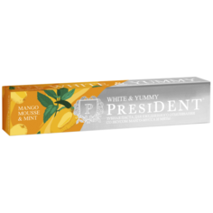 Зубная паста PresiDENT White&Yummy Манго-мусс с мятой, 75 г