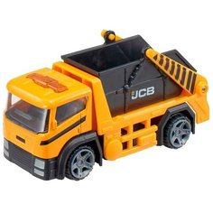 Мусоровоз HTI Street Kingz JCB(1417077.UNIC), 12 см, желтый/черный