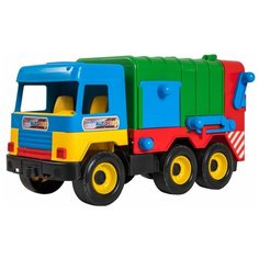 Мусоровоз Тигрес Middle truck 39224, 42 см, синий/зеленый/красный
