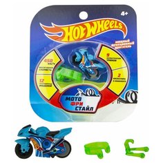 Мотоцикл Hot Wheels Мотофристайл (Т16717), голубой