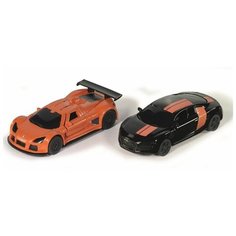 Набор машин Siku Audi R8 + Gumpert Apollo (6310) 1:55, черный/оранжевый