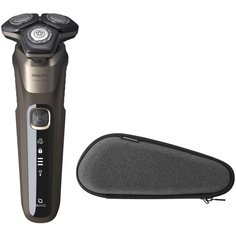 Электробритва Philips S5589/30, коричневая кожа