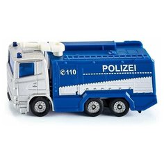 Грузовик Siku Полицейская машина с водометом (1079), 8.4 см, синий/серебристый