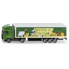 Фура Siku с прицепом-холодильником (1627) 1:87, 18.9 см, зеленый