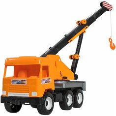 Подъемный кран Тигрес Middle truck city (39313), 43 см, желтый