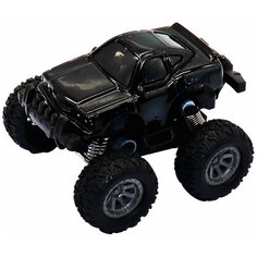 Машинка-мини гоночная die-cast, фрикционная, рессоры, черная Funky toys FT61024