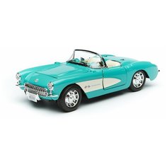 Maisto Машинка "SP(A) 1957 Chevrolet Corvette" 1:24 , бирюзовая