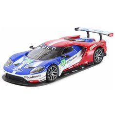 Bburago Машинка металлическая ралли 2017 Ford GT №67 Le Mans, 1:32