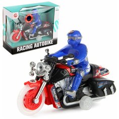 Мотоцикл Veld co 110321 со световыми и световыми эффектами.