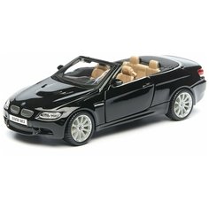 Bburago Коллекционная машинка 1:32 PLUS "BMW M3 Cabriolet 2009", черный