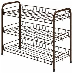 Этажерка для обуви Inhome ЭТИ1 с 3 полками 660х280х520мм и с нагрузкой до 20 кг, медный