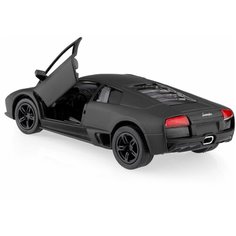 Детская игрушечная коллекционная металическая модель машинки игрушки Kinsmart "Lamborghini матовые(Aventador LP700-4/Murcielago LP640/Veneno) черные 1:38